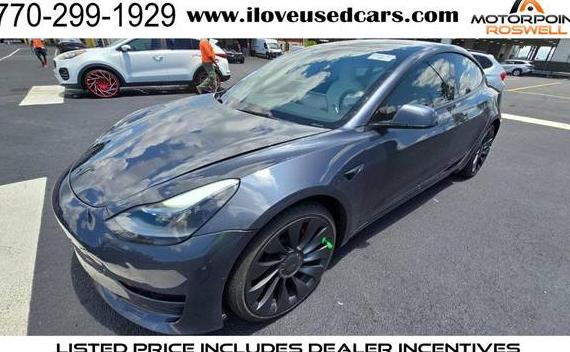 TESLA MODEL 3 2022 5YJ3E1EC9NF156571 image